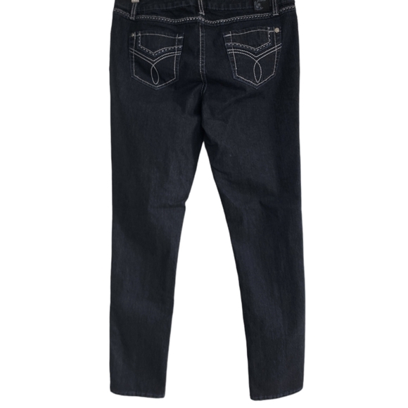 Y.MI Midrise Straight Leg  Black Women's Jeans Size 9 - Picture 2 of 7